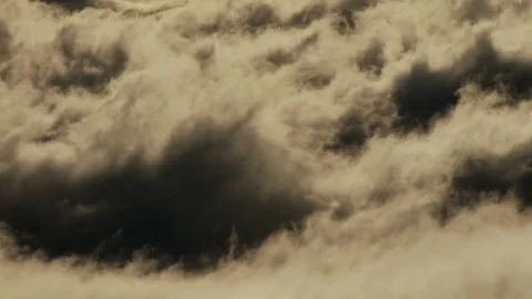 Rolling layers of clouds timelapse Stock Footage 74094235