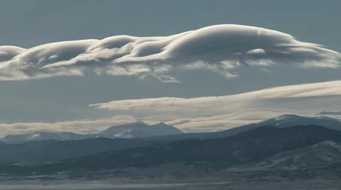 Rolling Lee Waves Stock Footage 54735506