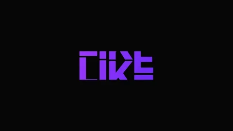 LIKE - Rolling Letters Kinetic Typography CTA on Black (4K) Stock Footage 319416894