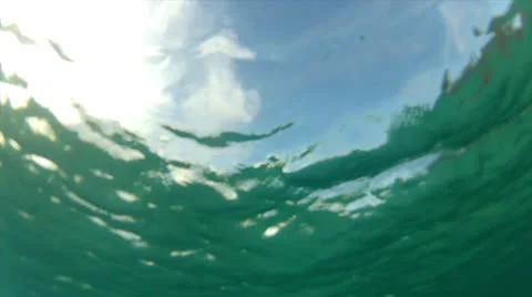 Rolling lightwaves 50% Video stock 24304771