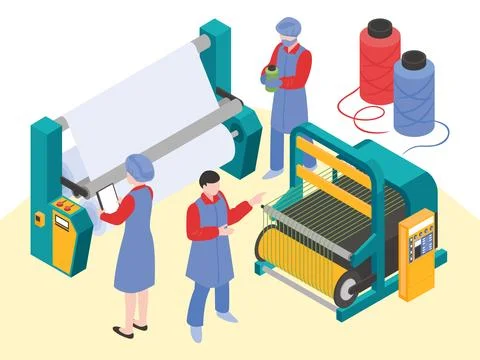 Rolling Machine Concept Illustration Stock Illustration