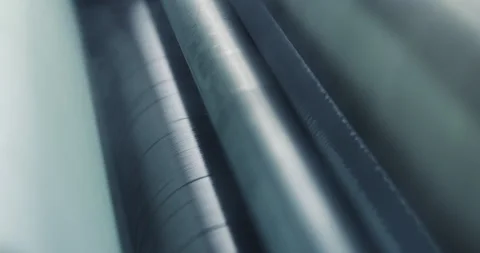 Rolling Mechanism, Textile Manufacturing Stock Footage 263440913