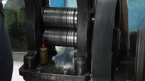 Rolling mill machine Stock-Footage 346724682