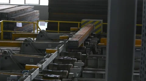 Rolling mill machine for rolling steel sheet Stock Footage 66501339