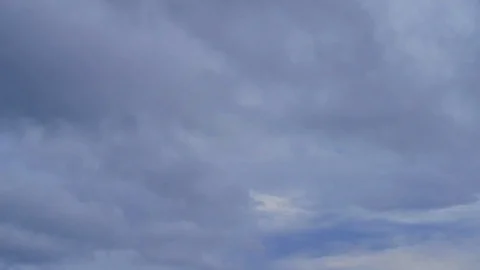 Rolling moving cloud on blue sky Stock Footage 81262119