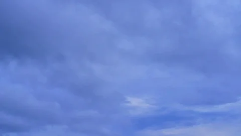 Rolling moving cloud on blue sky Stock Footage 81262128