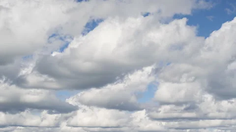 Rolling moving clouds timelapse for background Stock Footage 304426768