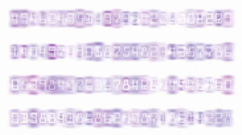 Rolling number in computer screen,business,finance,password.chip,CPU,intelligent 库存影片 946397