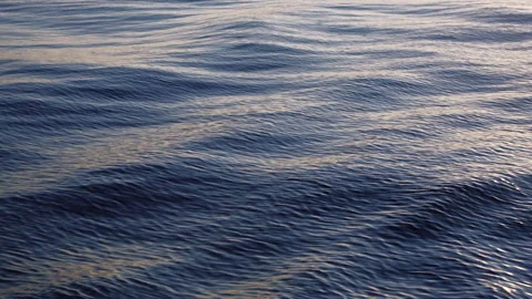 Rolling Ocean Surface In Slow Motion Stock-Footage 337791121