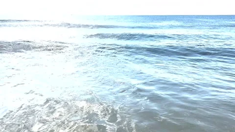 Rolling Ocean Waves Crashing On To The Shore Stock Footage 344913783