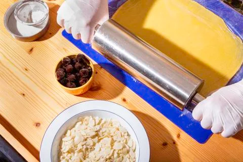 Rolling Out The Dough Stock Photos