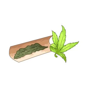 Rolling paper illustration Stock Illustration