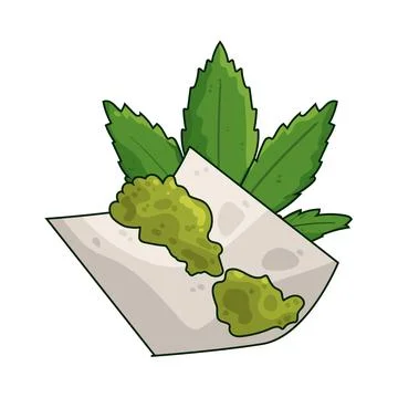 Rolling paper illustration Stock Illustration