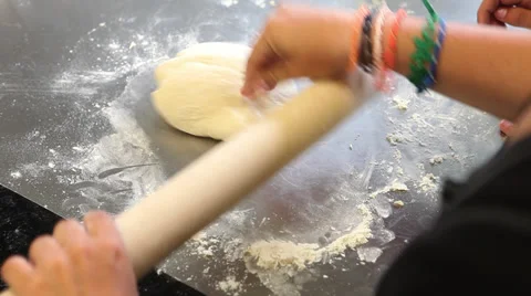 Rolling pastry  스톡 동영상 34455551