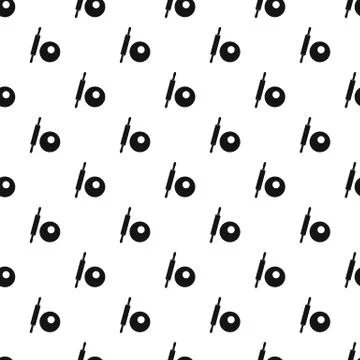 Rolling pin and dough pattern vector Stock Illustration