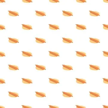 Rolling pin and dough seamless baking pattern 스톡 일러스트