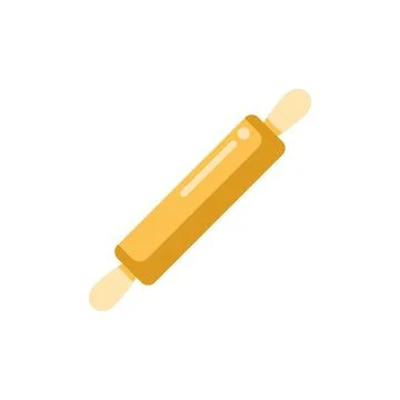 Rolling pin icon for baking and cooking design 스톡 일러스트