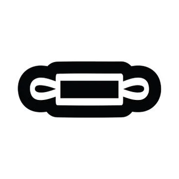 Rolling pin icon Stock Illustration