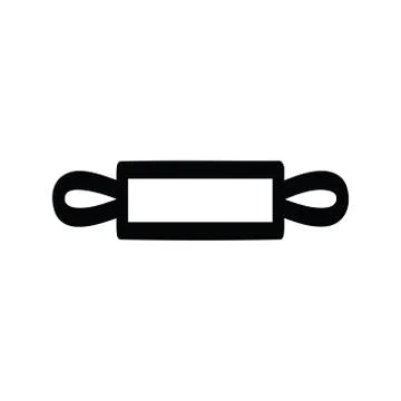 Rolling pin icon Stock Illustration