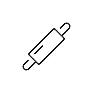 Rolling Pin Icon Stock Illustration