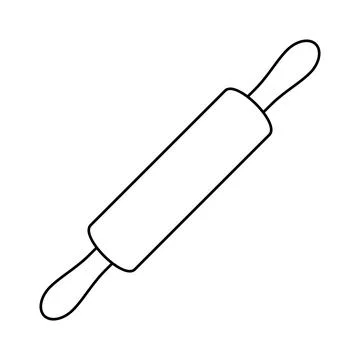 Rolling pin icon Stock Illustration