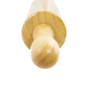 Rolling pin isolated on white background Stock-Fotos