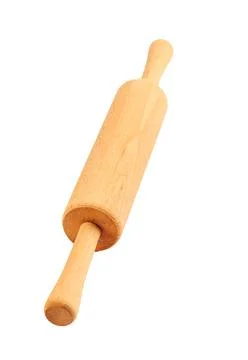 Rolling Pin Isolated on White. High quality photo. Stock Photos
