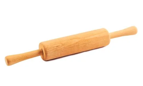 Rolling Pin Isolated on White. High quality photo. Stock Photos
