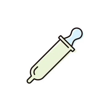 Rolling pin sits on a flat surface in a kitchen setting with natural light Stock Illustration