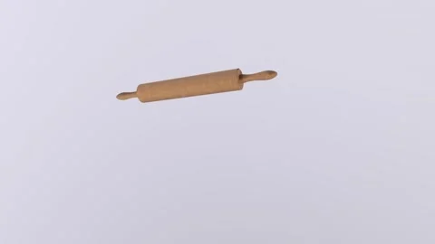 Rolling pin tutorial for perfect dough preparation at home Stock Footage 283233362