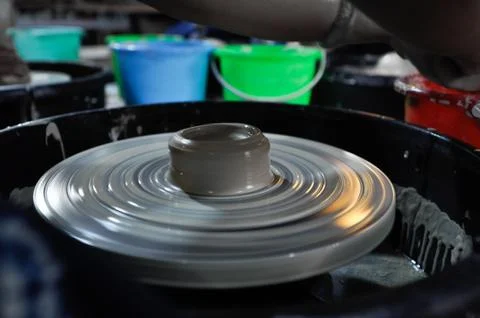 Rolling pottery Stock Photos