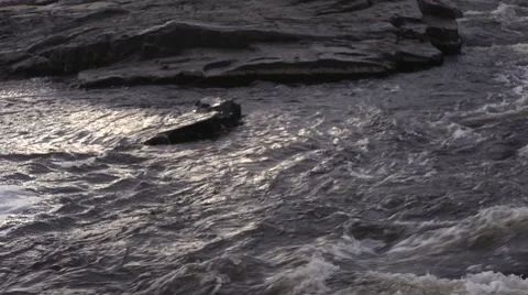 Rolling River Medium Video stock 5090415