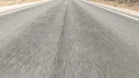 Rolling Road Shot Stock Footage 123268333