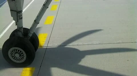 Rolling on runway 2 Stock Footage 11341136