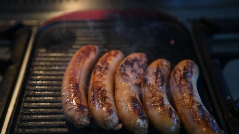 Rolling Sausages Stock Footage 87190247
