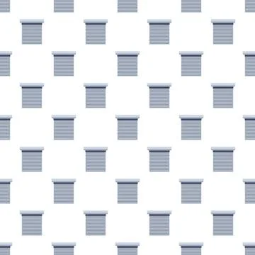 Rolling shutter door pattern for security and privacy Illustrazione stock