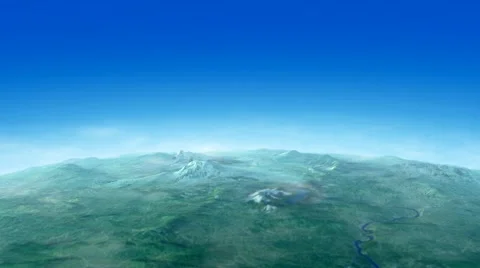 Rolling snow mountains，3D Stock-Footage 60589382