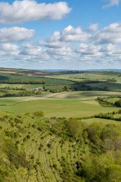 A Rolling South Downs Landscape Stock Photos
