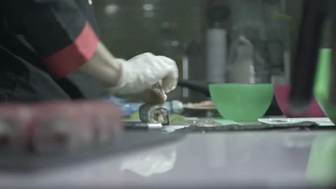 Rolling Sushi Stock Footage 208116659
