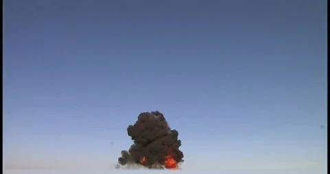 Rolling Thick Smoke and Fire Atmospheric Layer 库存影片 334655297