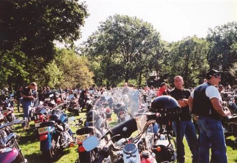 Rolling Thunder Motorcycle Ride September 21, 2003 Foto stock