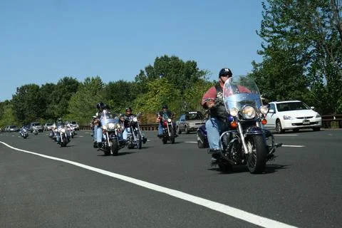 Rolling Thunder Ride For Freedom Foto stock