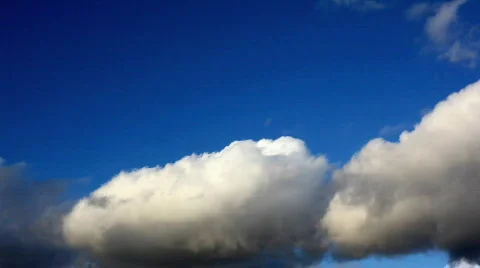 Rolling timelapse clouds. Stock Footage 311625