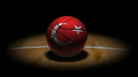 Rolling turkish basketball into the light 動画素材 21892483