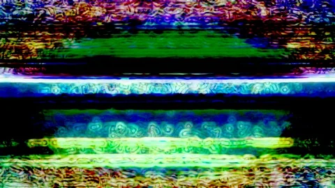 Rolling Video Malfunction Stock Footage 101210049