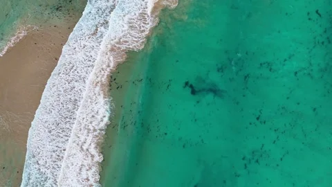 Rolling Wave Great Ocean Road Aerial View - 4k Drone Footage Stock Footage 279793853