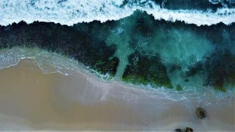 Rolling wave Foto stock