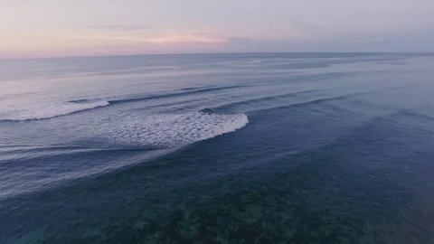 Rolling Waves - Drone Shot Stock-Footage 81442411