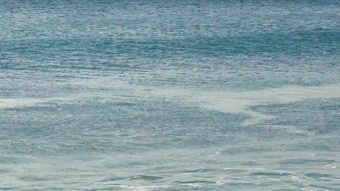 Rolling waves in the Pacific ocean in beautiful blue sea A Stock Footage 120368666