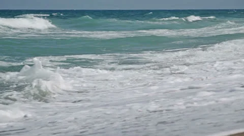 Rolling waves time lapse 動画素材 22752894